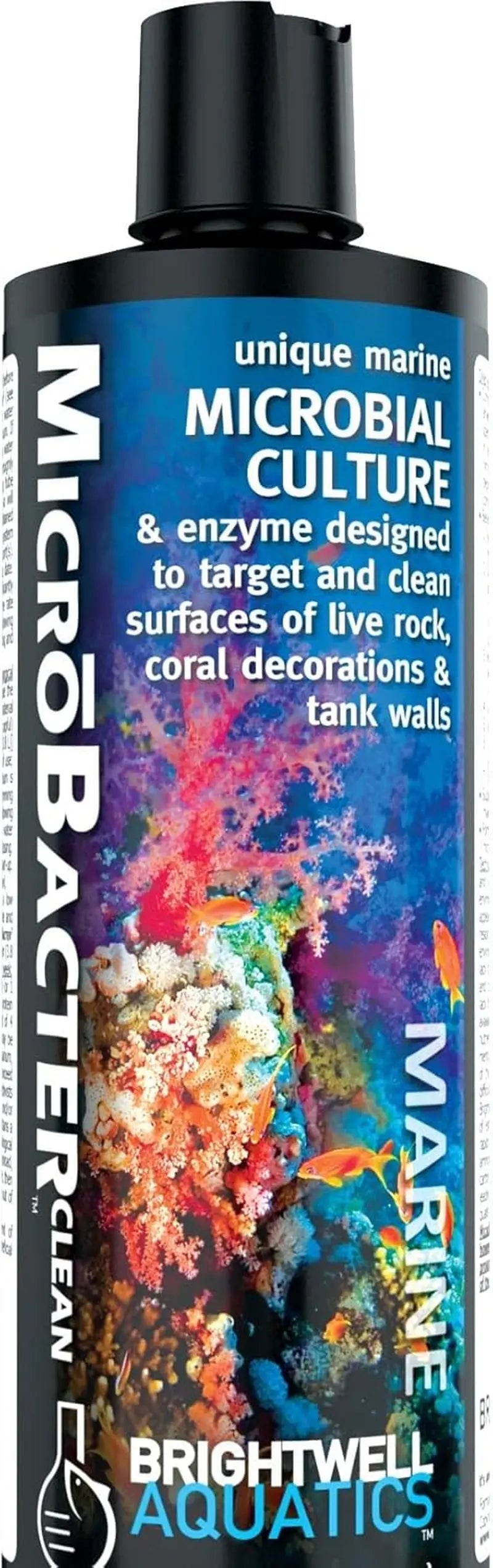 Brightwell MicroBacter Clean Saltwater Aquarium Bacteria Rock Cleaner 250-Ml