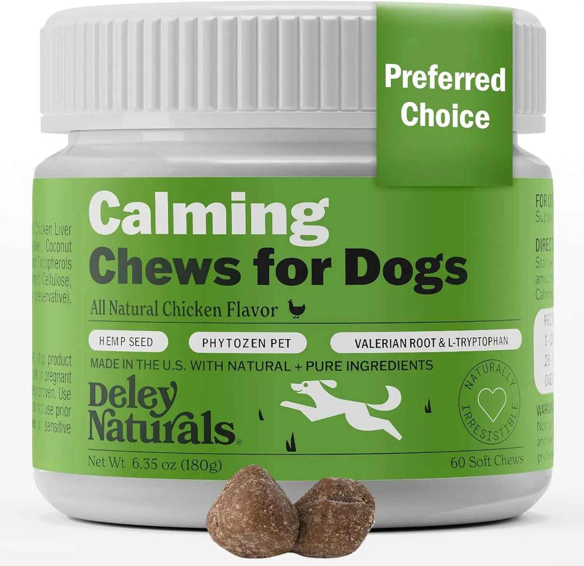 Hemp-Free Calming Chews for Dogs – Anxiety Support Treats