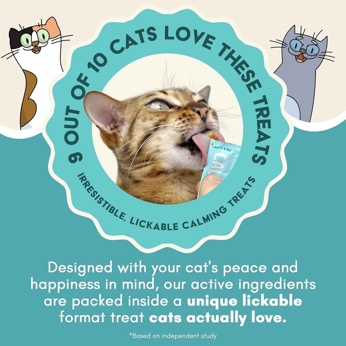 Cat Calming Treats Lickable Anxiety Relief Chicken Vet Recommended 20 Pack