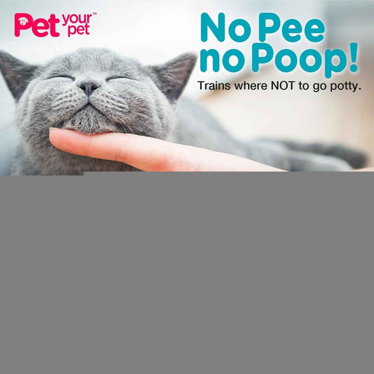 Cat Potty Training Spray No Pee No Poop Natural Deterrent 16oz