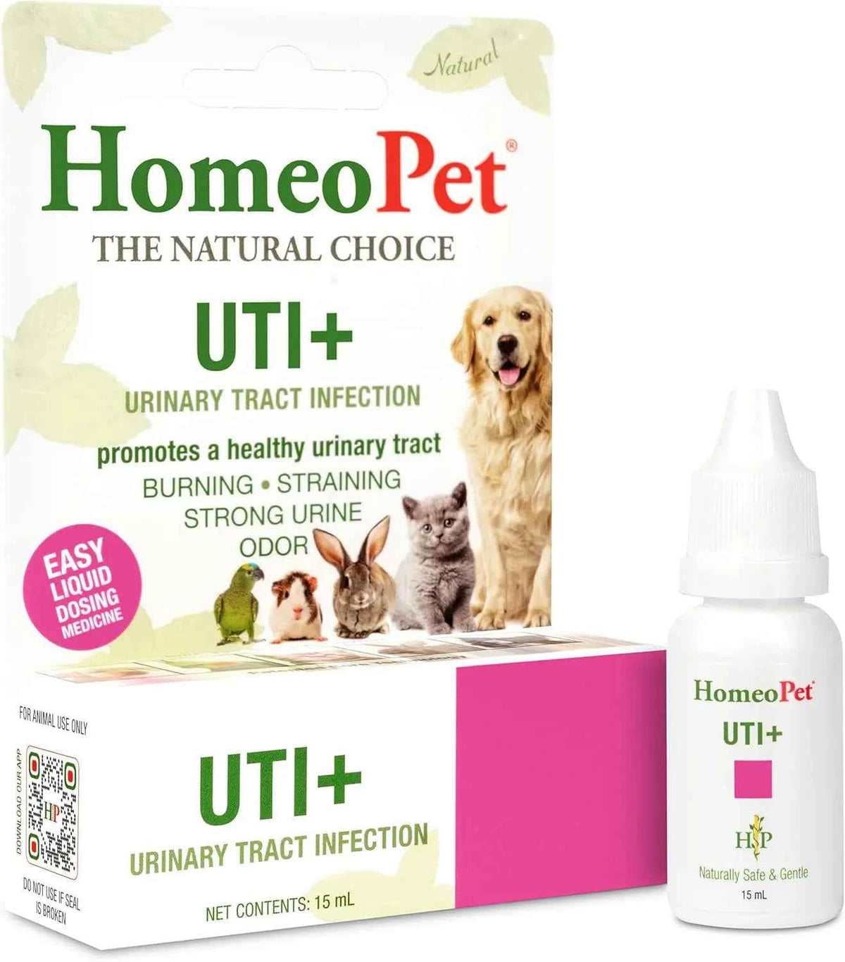 Cat UTI Relief Drops Natural Urinary Tract Support Supplement 15ml