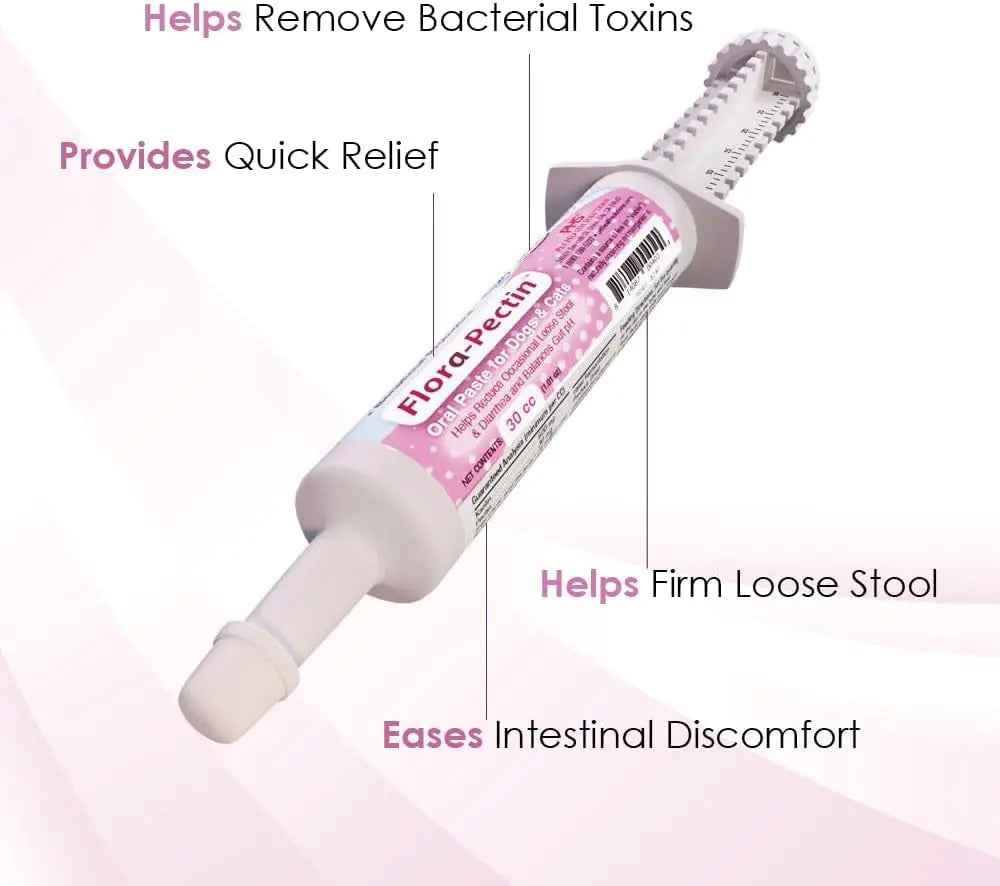 Dog Cat Anti Diarrhea Paste Probiotic Kaolin Pectin Digestive Support