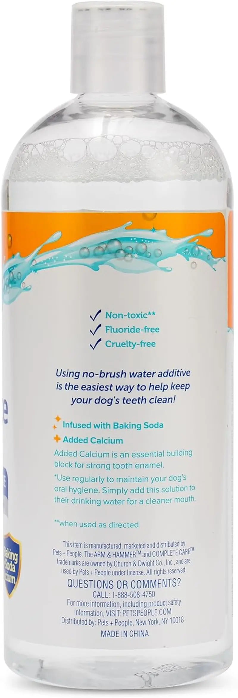 Dog Dental Water Additive Breath Freshener Plaque Tartar Control 16oz 34oz