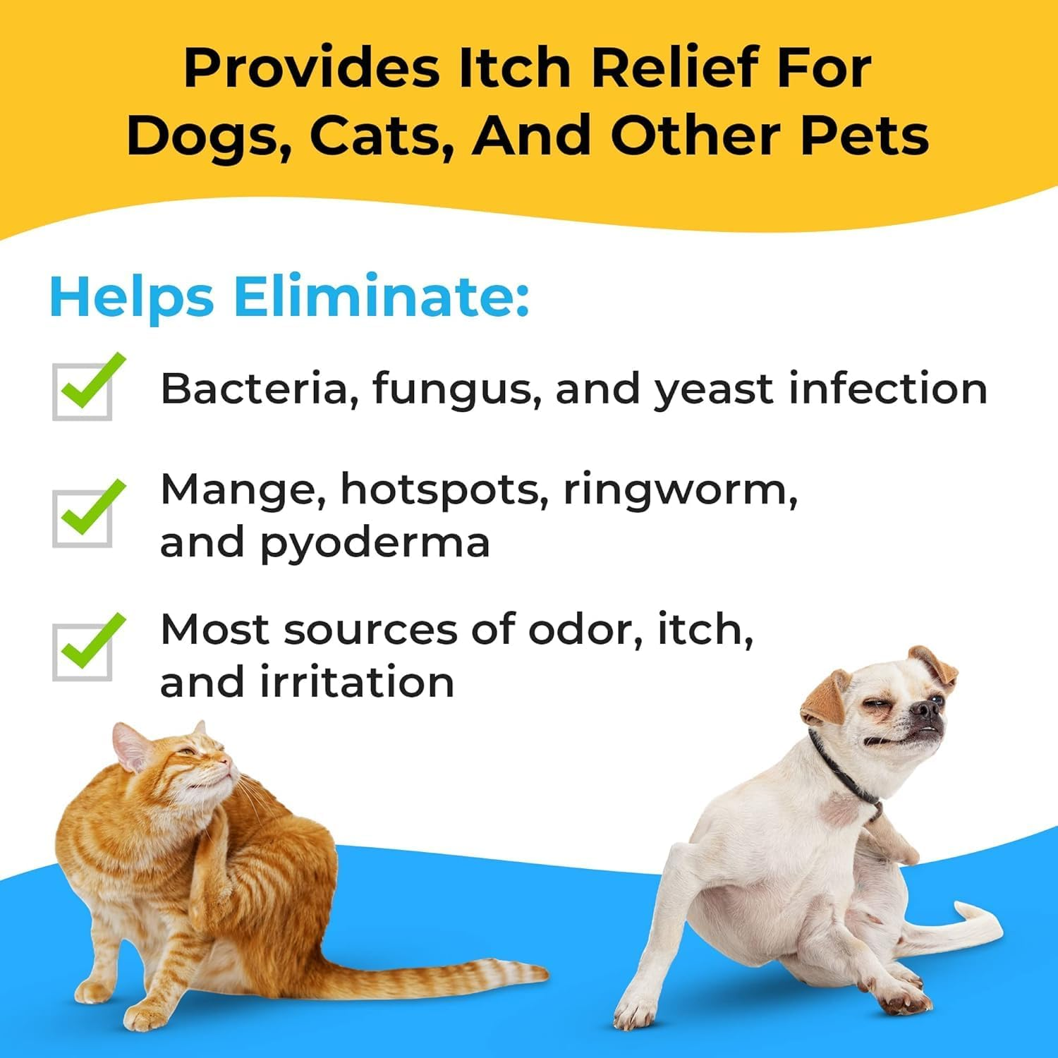 Dog Medicated Wipes Chlorhexidine Ketoconazole Antibacterial Antifungal