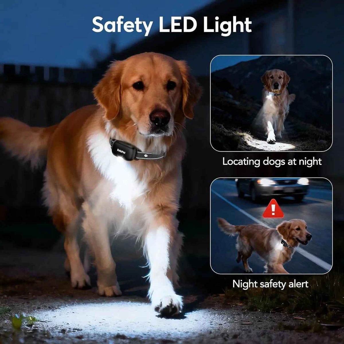 Waterproof Rechargeable Dog Training Collar – 4500ft Range, 2-Dog System