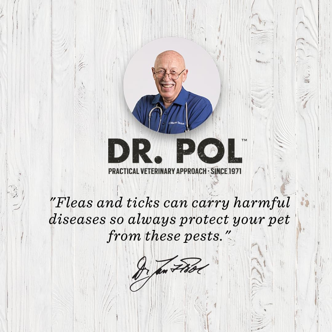 Dr Pol Flea Tick Spray Dogs Fast Acting Pest Control 16oz