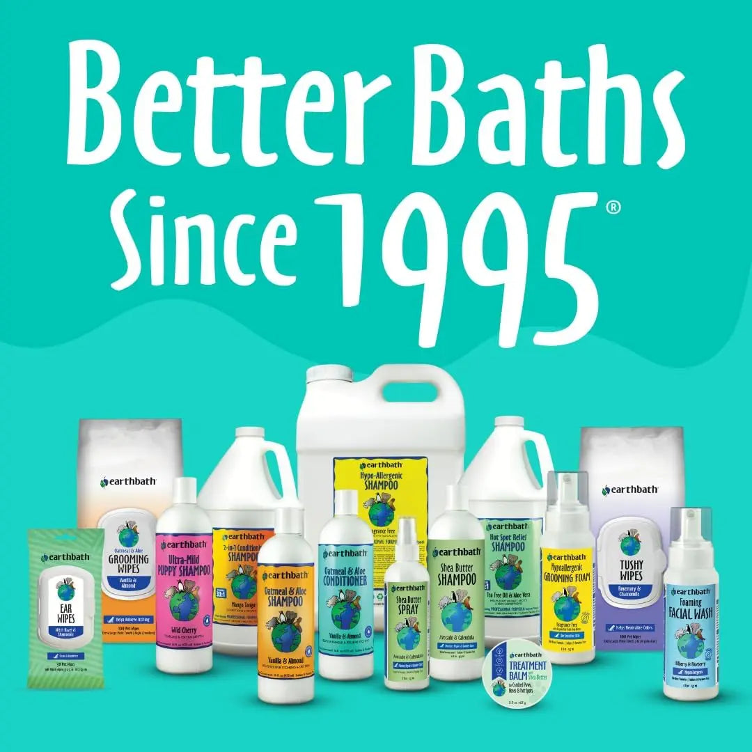 Earthbath Oatmeal & Aloe Dog Shampoo and Conditioner Set for Dry Itchy Skin