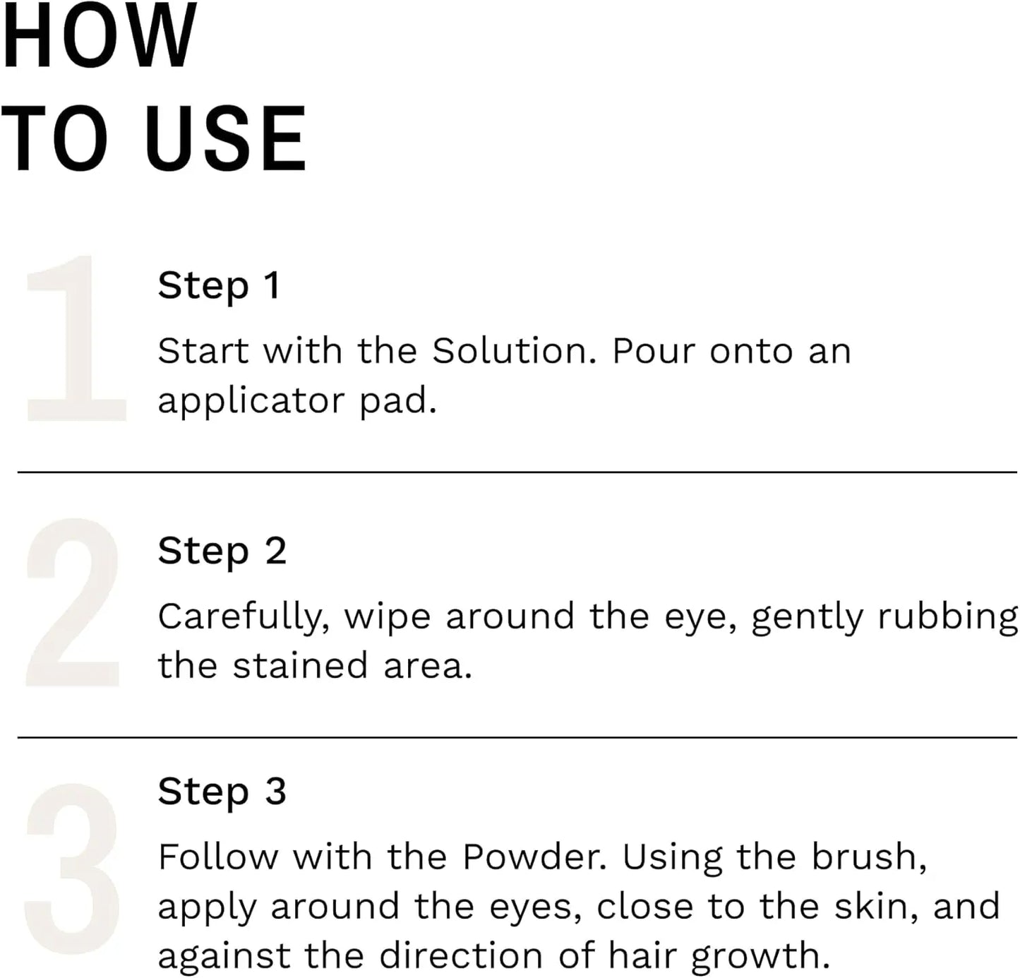 Eye Envy Dog Tear Stain Remover Kit w Brush Pads Powder 30–45 Day