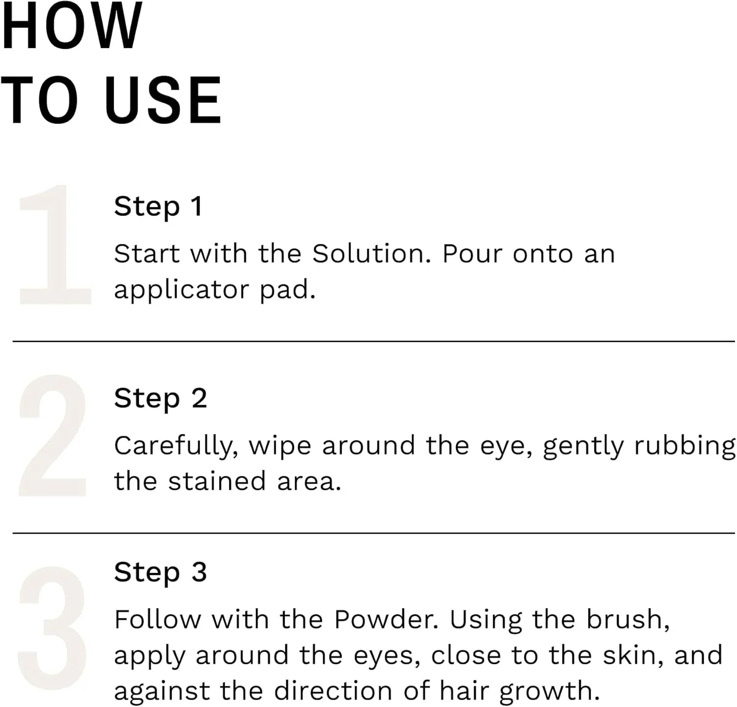 Eye Envy Dog Tear Stain Remover Kit w Brush Pads Powder 30–45 Day