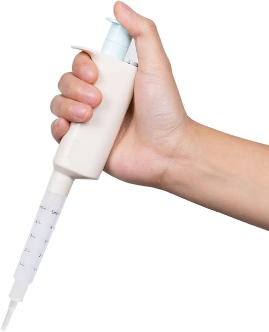 Pet Liquid Medicine Feeder Syringe Silicone Multi Function Light Blue
