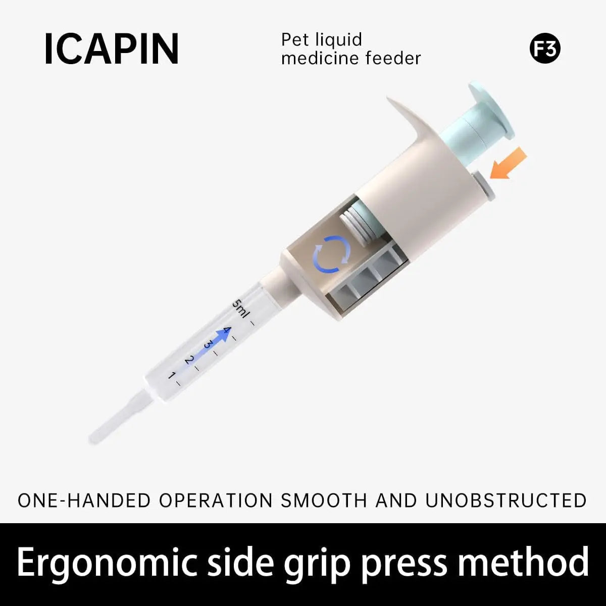 Pet Liquid Medicine Feeder Syringe Silicone Multi Function