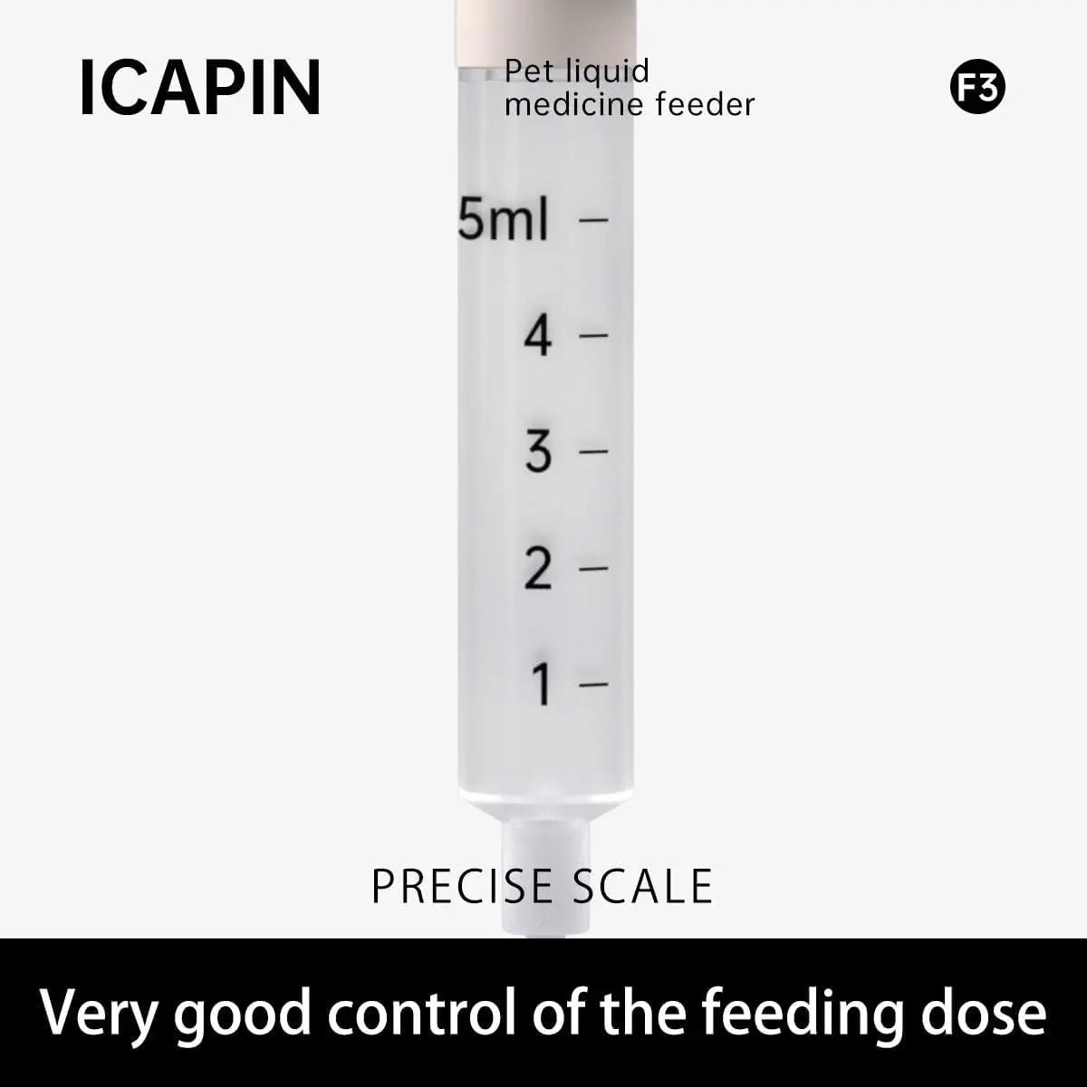 Pet Liquid Medicine Feeder Syringe Silicone Multi Function