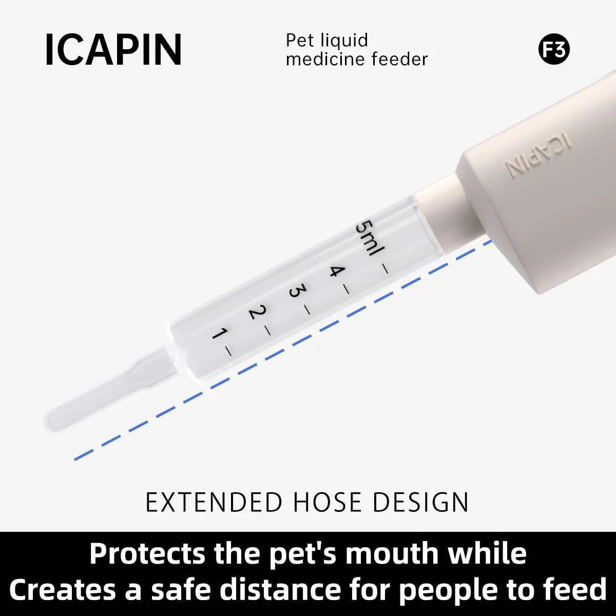 Pet Liquid Medicine Feeder Syringe Silicone Multi Function