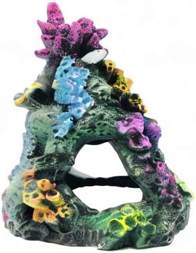 Fish Tank Decoration Coral Reef Set Aquarium Ornament Cave Plants Betta Decor