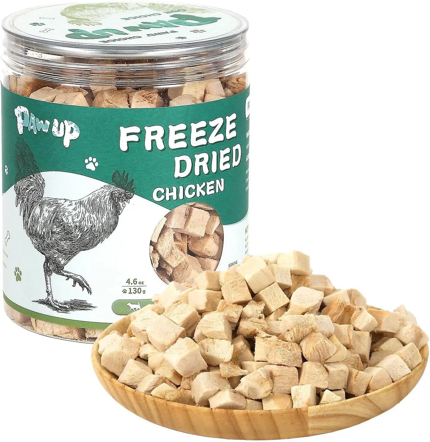 Freeze Dried Chicken Liver & Heart Dog & Cat Treats 2.1oz Grain Free Chicken Breast - 4.6 Oz