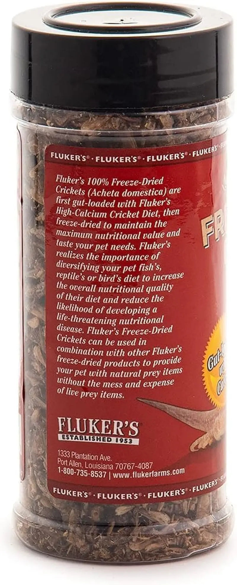 Freeze Dried Insects 1.2oz Crickets Shrimp Grasshoppers- Reptile & Bird Treat