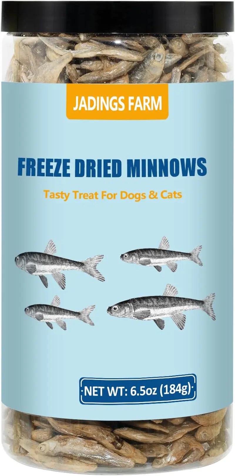 Freeze Dried Minnows Dog & Cat Treats 4oz 6.5oz 100% Natural 6.5 Ounce (Pack Of 1)