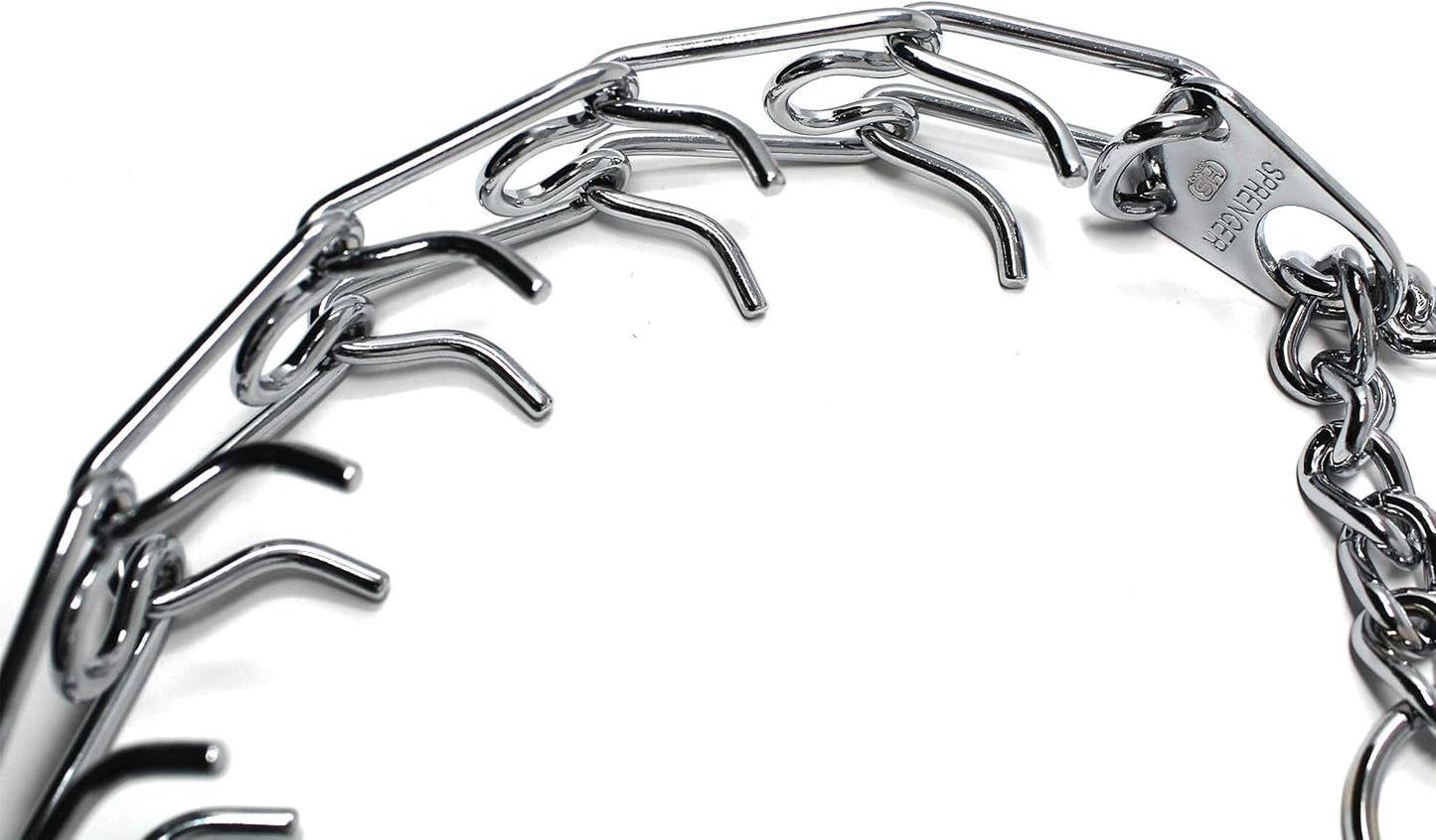 Herm Sprenger Prong Dog Training Collar Chrome Steel Anti Pull Adjustable