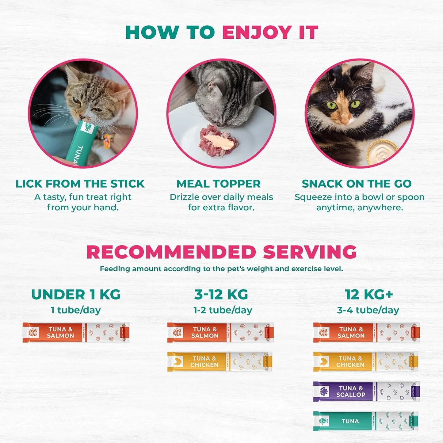 Lickable Cat Treats – Tuna Mix 40 Sticks | Urinary Care & Multivitamin Cat Snacks