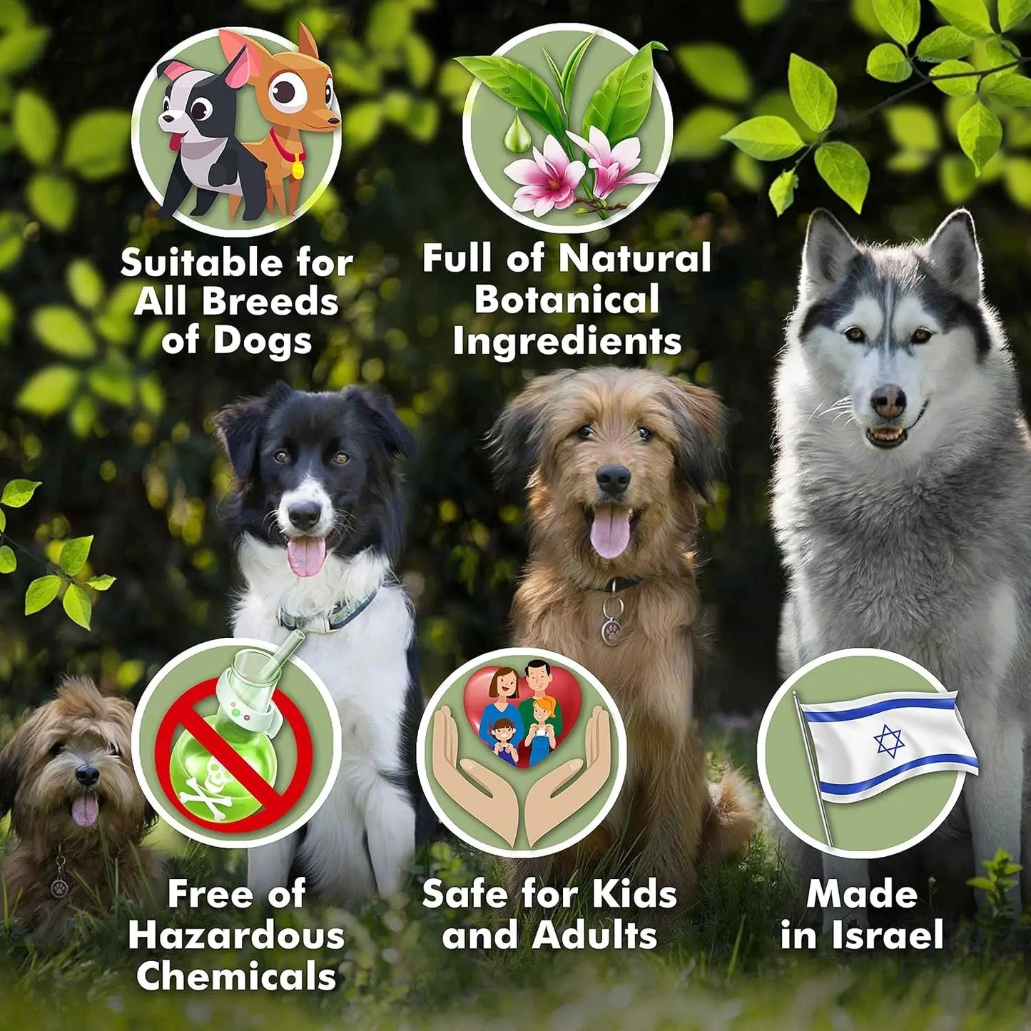 Medicated Dog Shampoo Anti Itch & Yeast Hot Spot Skin Relief 13.5oz