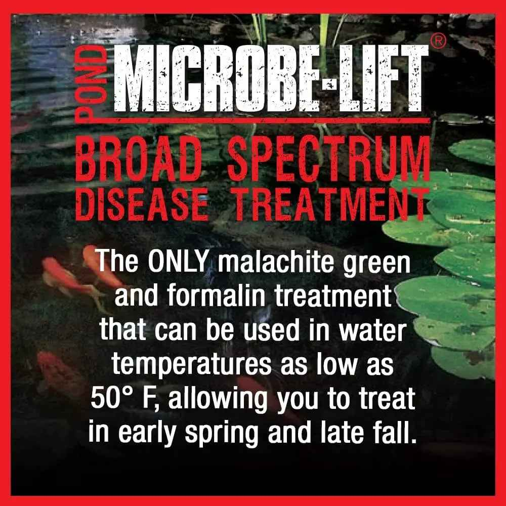 Microbe-Lift BSDT16 Pond Disease Treatment 16oz for Koi & Goldfish