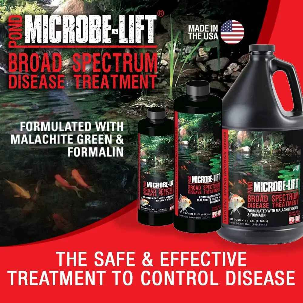 Microbe-Lift BSDT16 Pond Disease Treatment 16oz for Koi & Goldfish