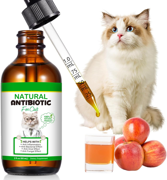 Natural cat immune support liquid herbal remedy for allergy and itch relief 2oz