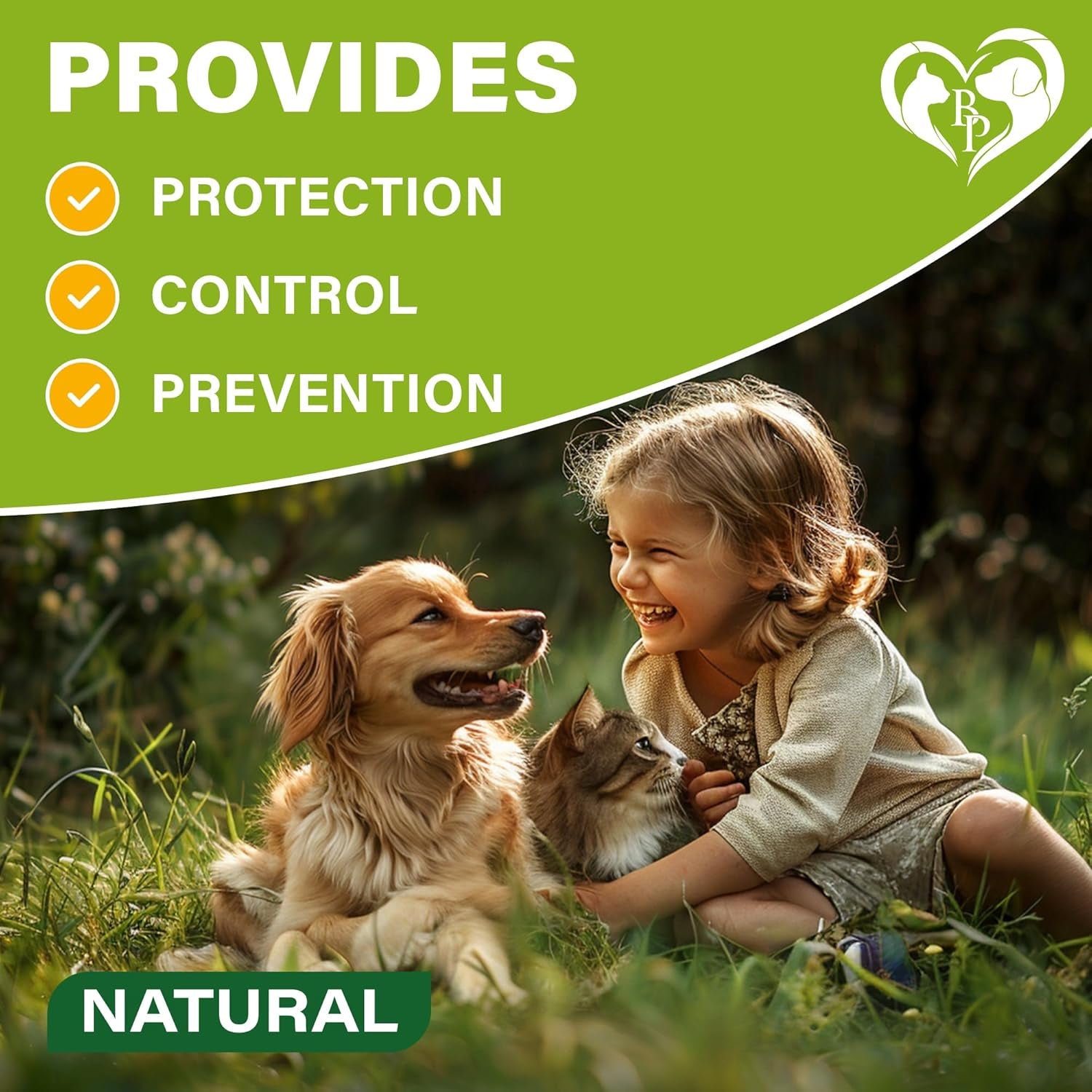 Natural Flea & Tick Spot On for Small Dogs Cats Rabbits Mosquito Repellent