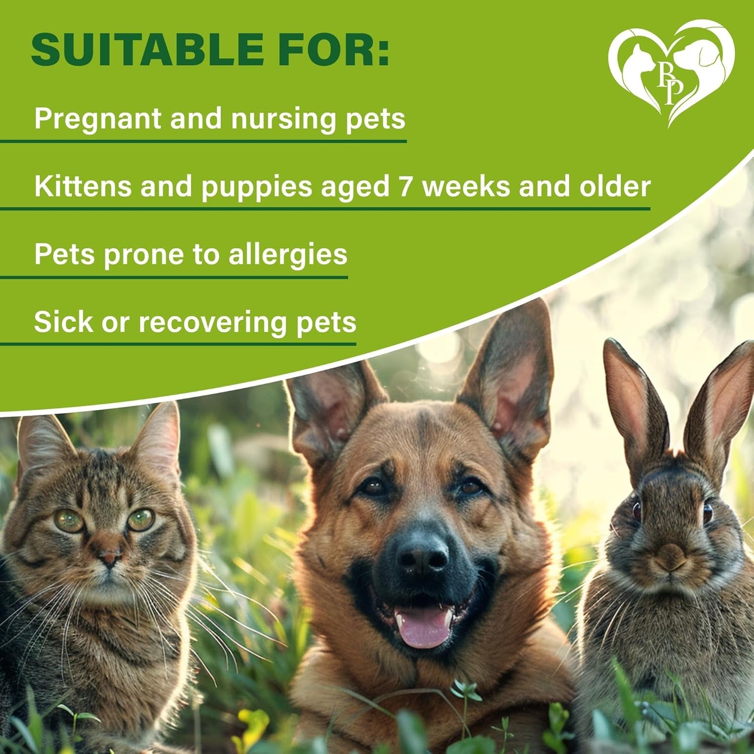 Natural Flea & Tick Spot On for Small Dogs Cats Rabbits Mosquito Repellent