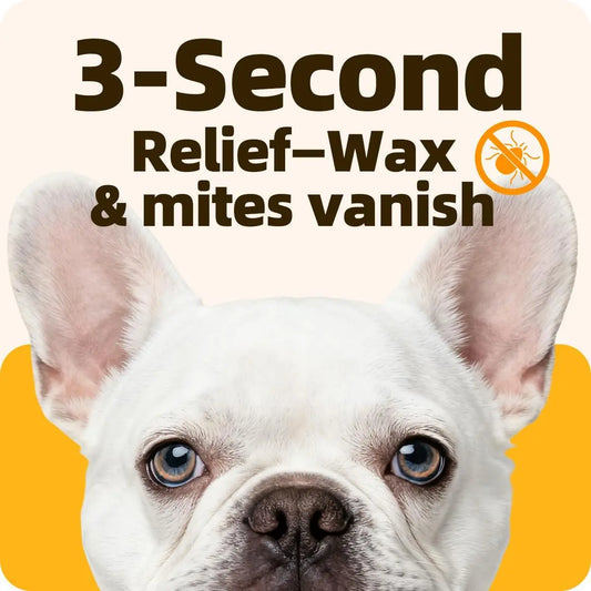 Natural Pet Ear Drops for Dogs & Cats Ear Mites & Ear Infection Care 20 ml