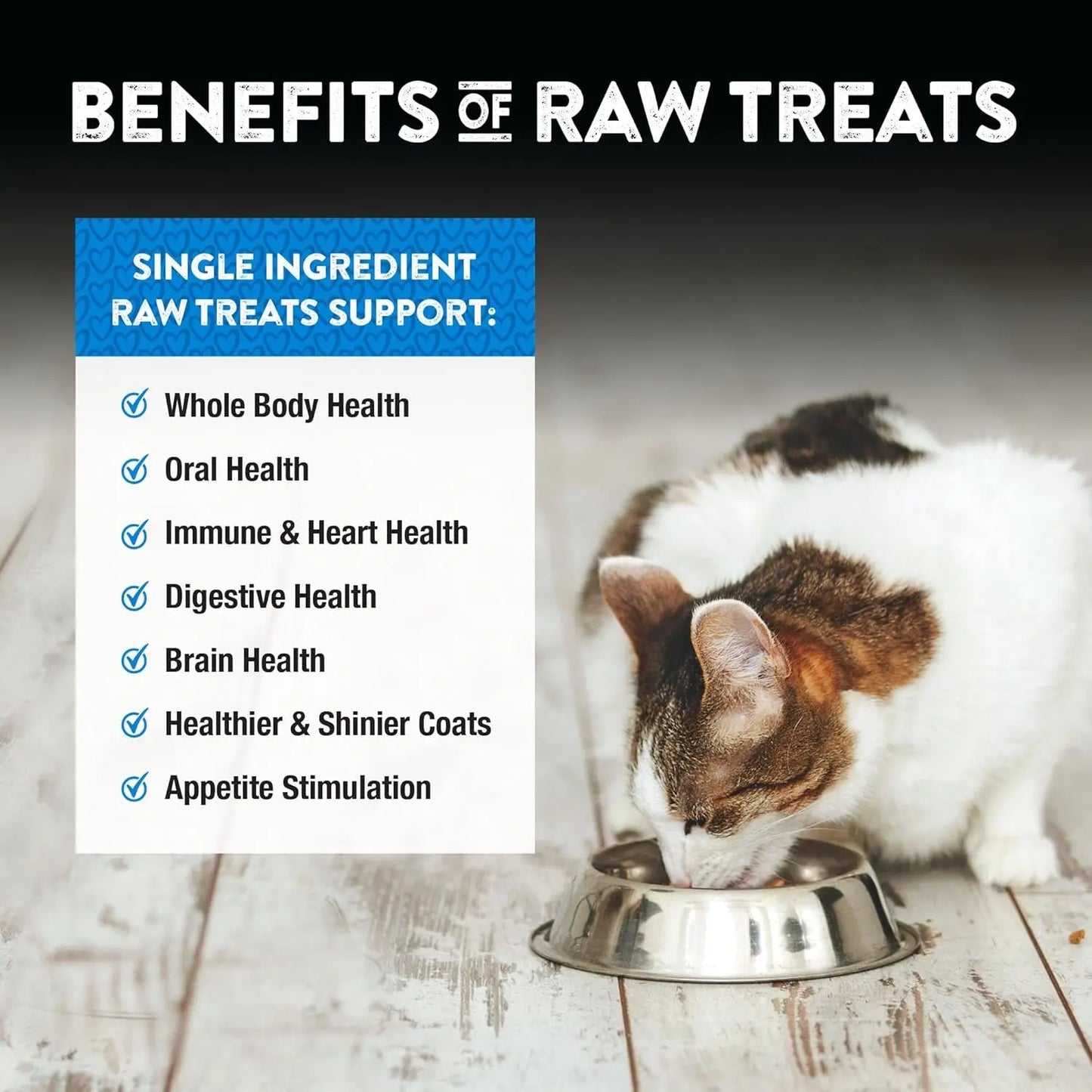 Naturals Freeze Dried Chicken & Beef Hearts- Dog & Cat Human Grade-Treats 3oz