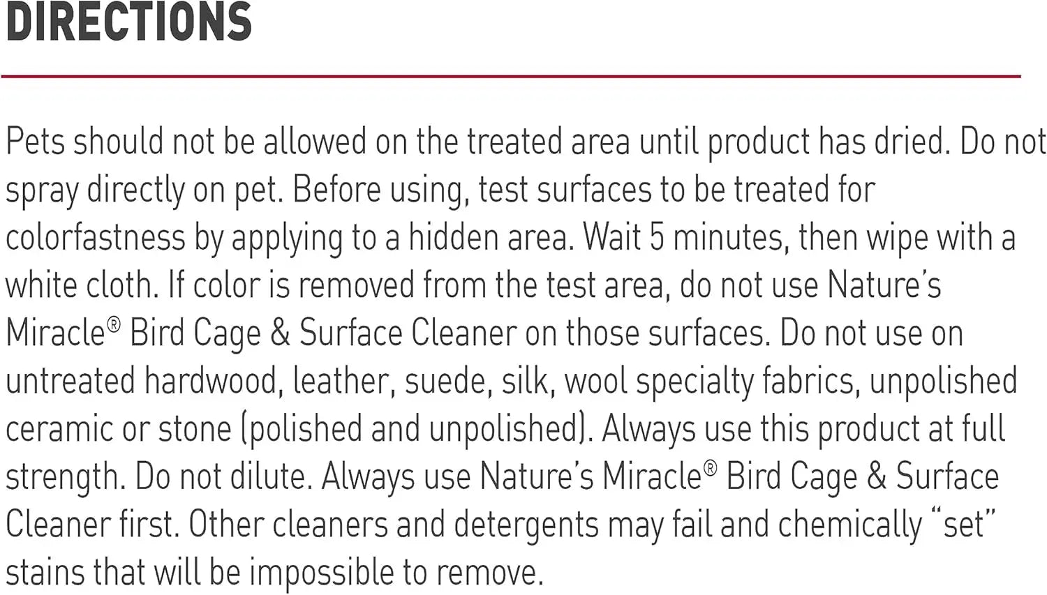 Nature’s Miracle Bird Cage Cleaner – Enzyme Odor Remover for Cages & Surfaces