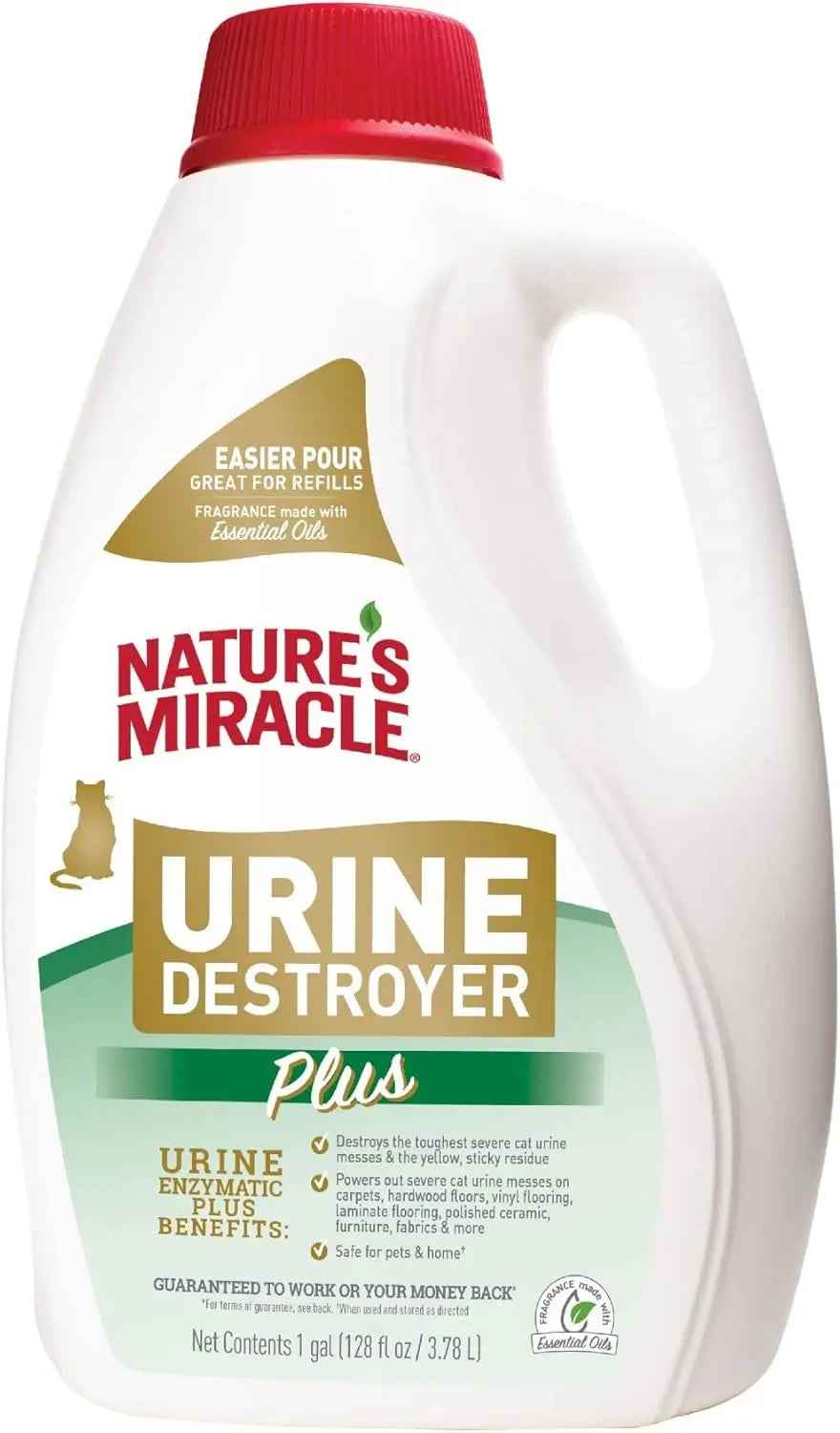 Nature’s Miracle Urine Destroyer plus Cat, 32 Ounces, Ready-To-Use