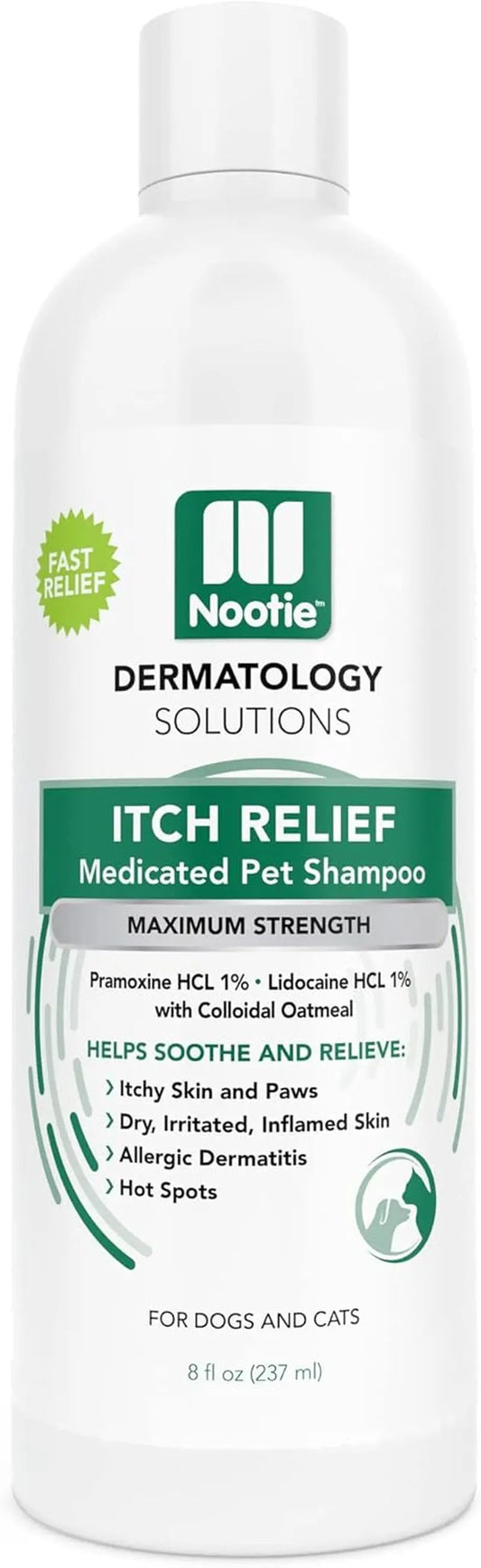 Nootie Dog Cat Shampoo Anti Itch Oatmeal Lidocaine Hot Spot Relief Default Title