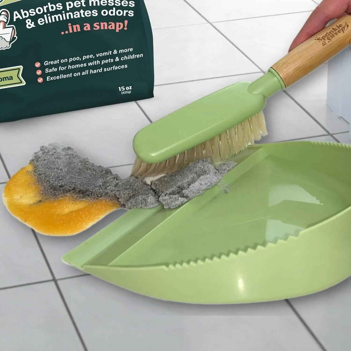 Pet Accident Cleanup Powder Dog Pee Vomit Potty Training Absorbent Odor Remover