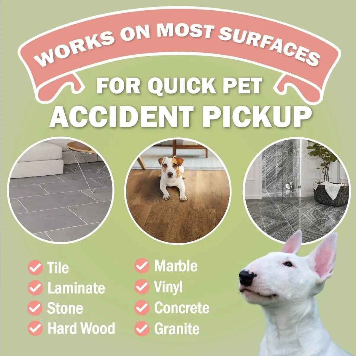 Pet Accident Cleanup Powder Dog Pee Vomit Potty Training Absorbent Odor Remover