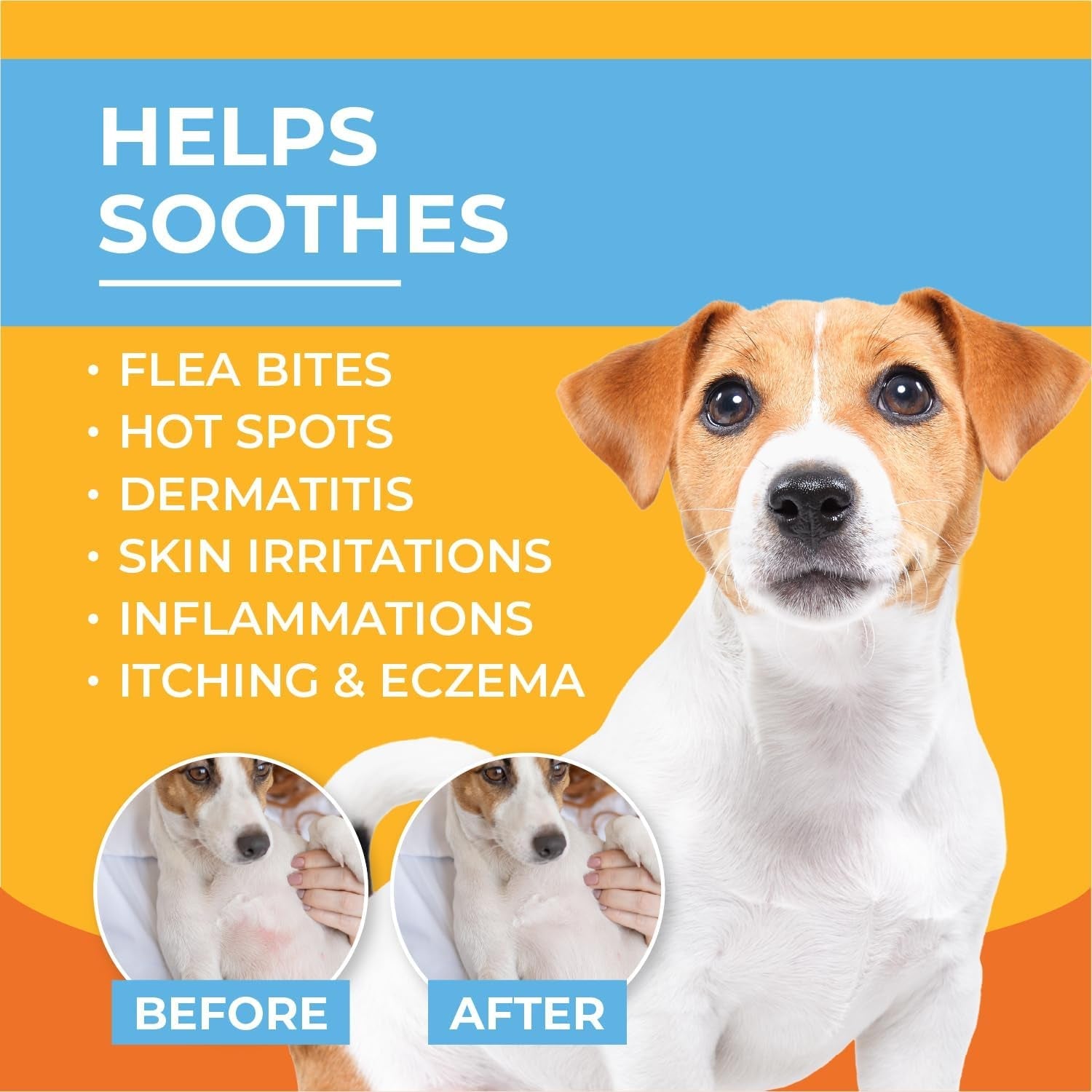 Pet Anti Itch Cream Hydrocortisone Hot Spot Relief Dog Cat Skin Care Lotion
