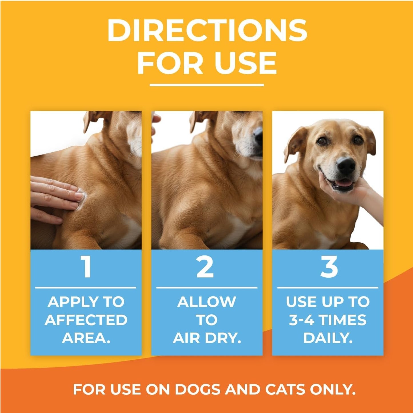 Pet Anti Itch Cream Hydrocortisone Hot Spot Relief Dog Cat Skin Care Lotion