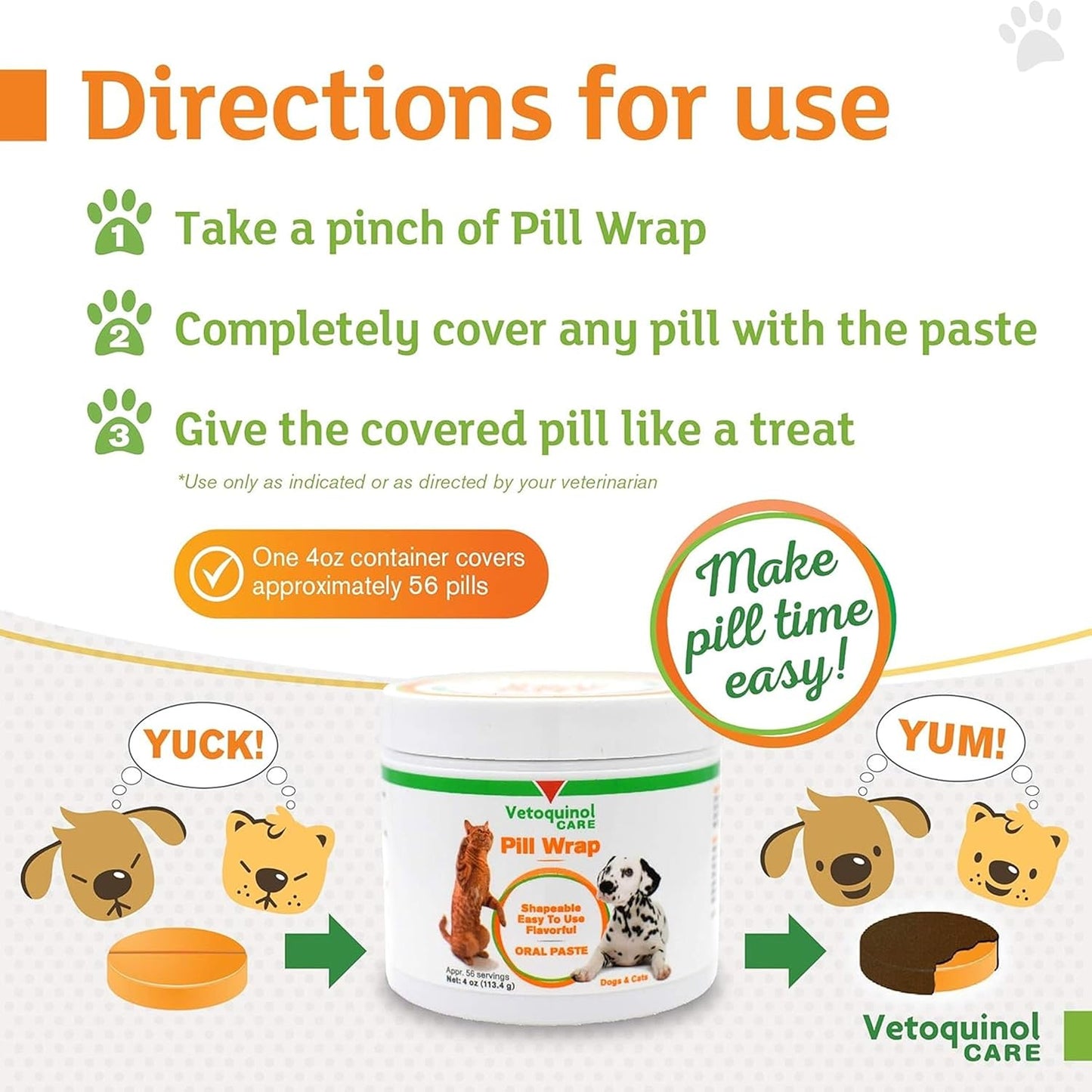 Pill Wrap Paste for Dogs Cats Medication Hider Moldable Easy Swallow