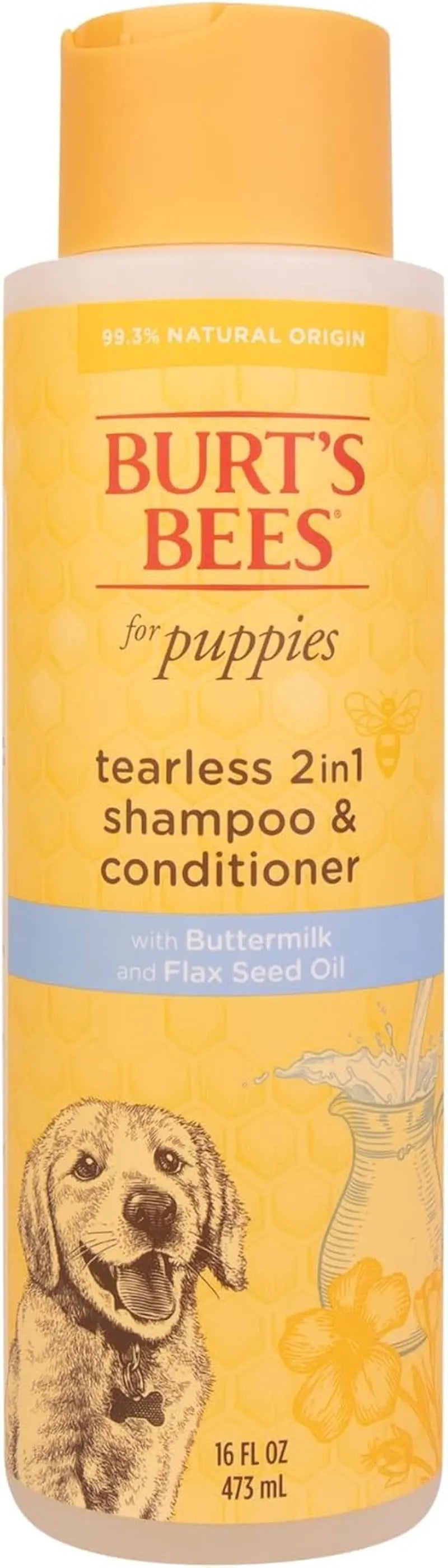 Puppy Shampoo Conditioner Tear Free Sensitive Skin Gentle Dog 16oz Unscented 16 Fl Oz (Pack Of 1)