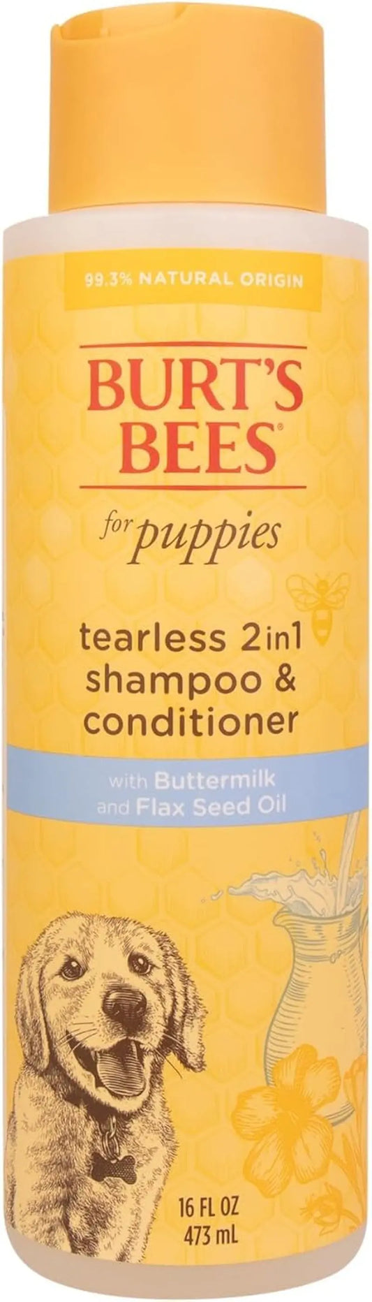 Puppy Shampoo Conditioner Tear Free Sensitive Skin Gentle Dog 16oz Unscented 16 Fl Oz (Pack Of 1)