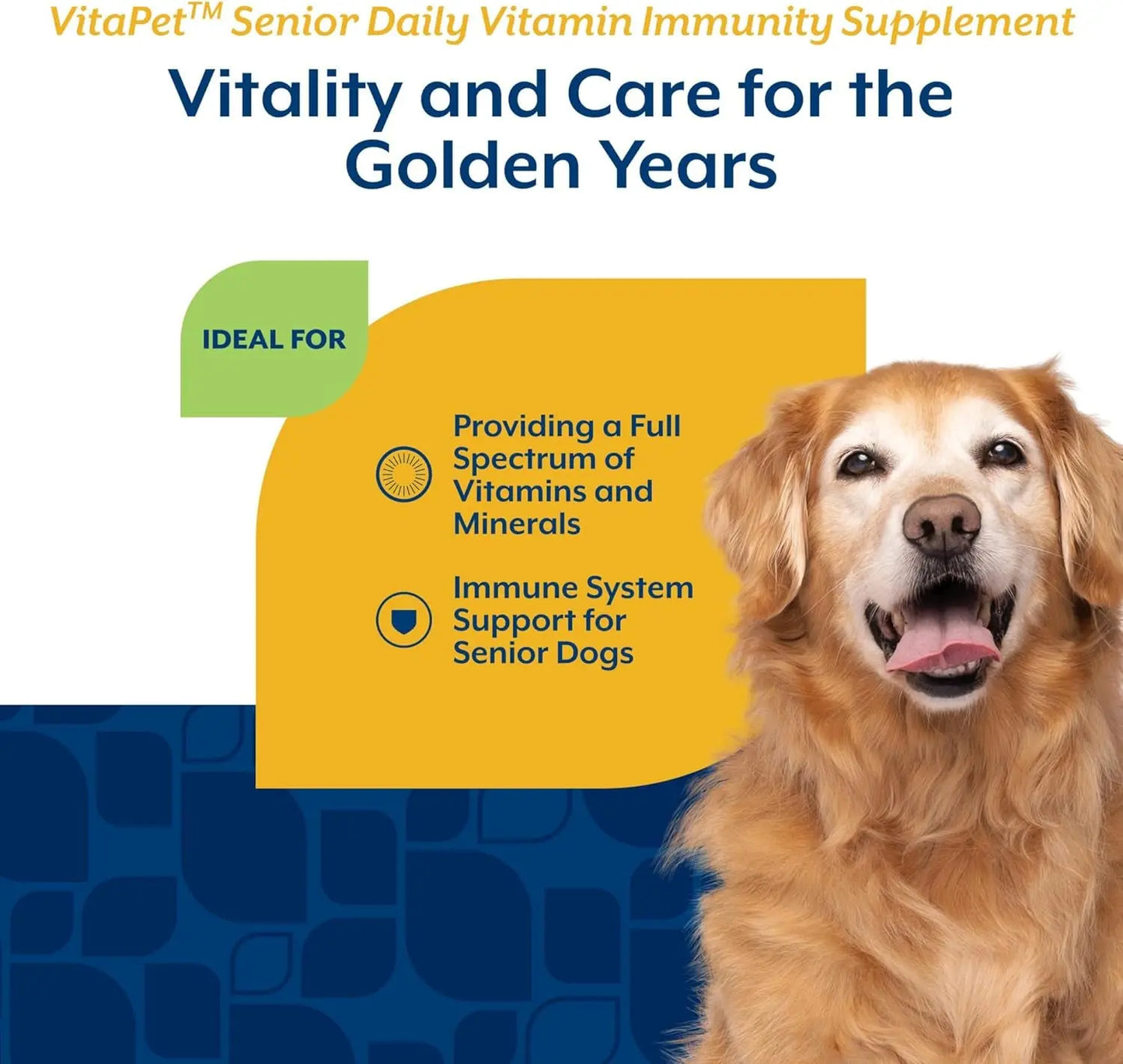 Senior Dog Multivitamin Glucosamine Joint Support NaturVet Soft Chews 120ct