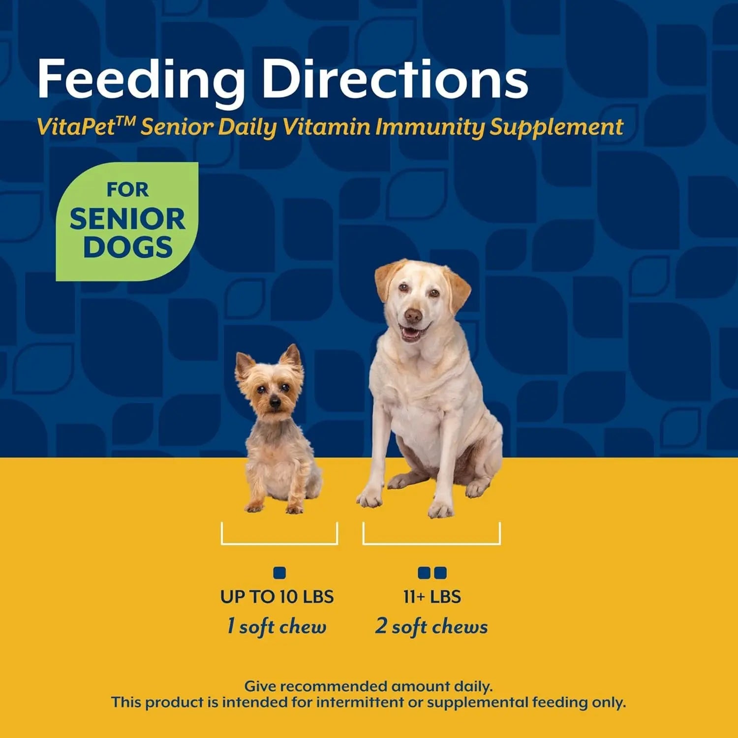 Senior Dog Multivitamin Glucosamine Joint Support NaturVet Soft Chews 120ct