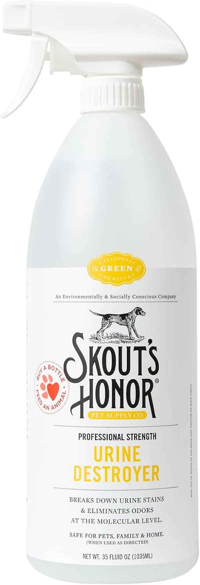 Skout's Honor Dog Urine Destroyer Carpet Cleaner 35oz Professional Strength