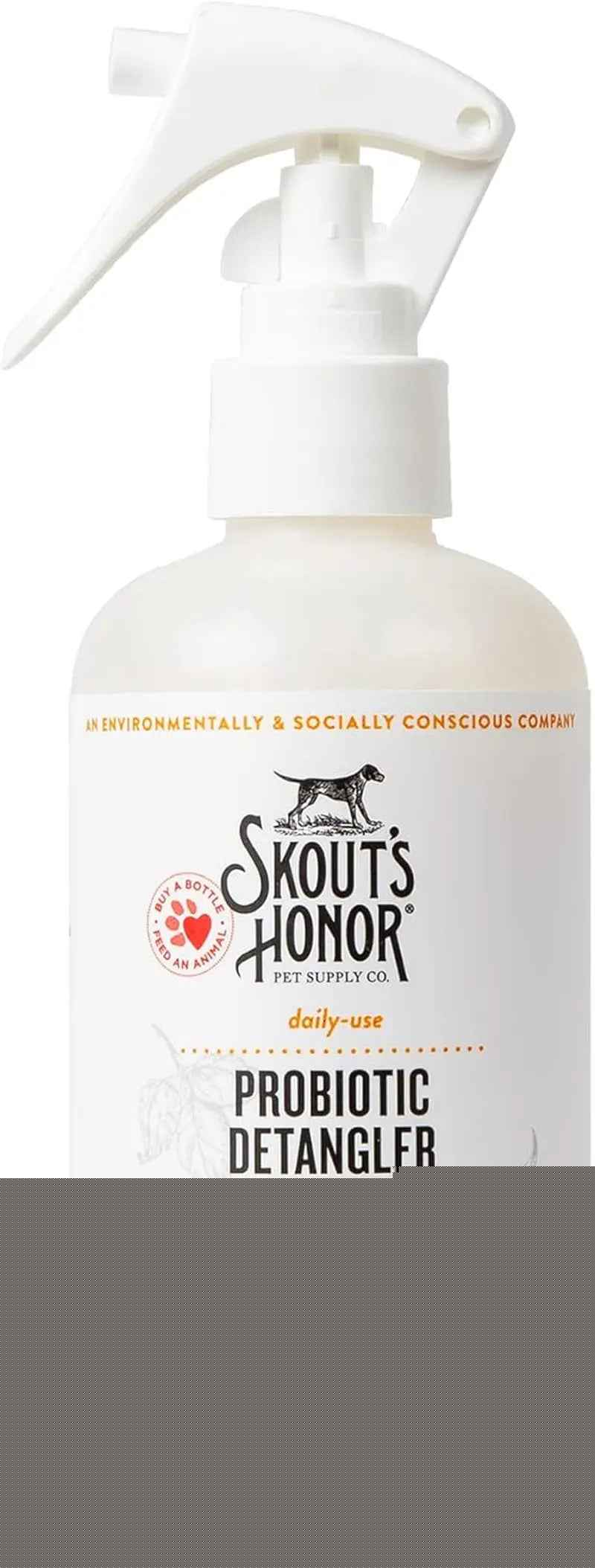 Skout’s Honor Probiotic Pet Detangler Spray – Hydrating & Conditioning