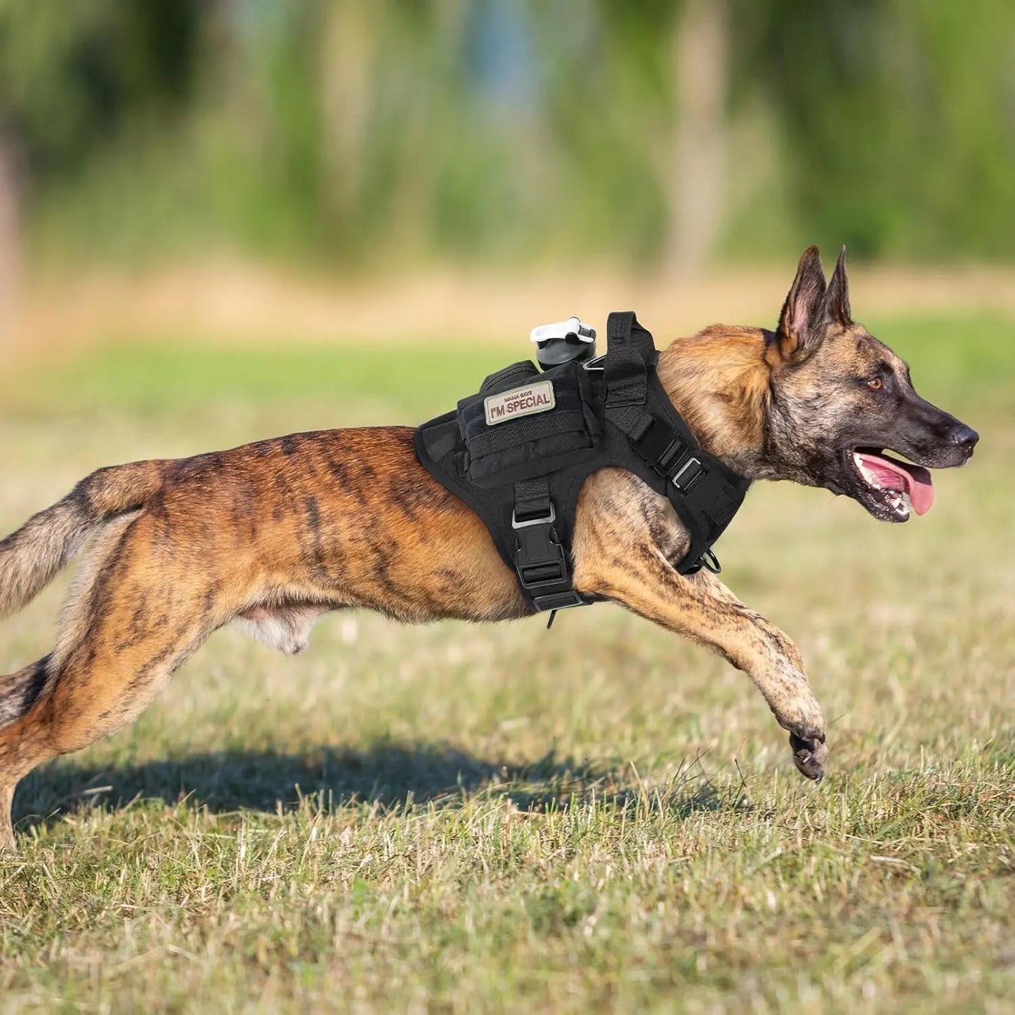 Tactical Dog Harness No Pull Heavy Duty Military Vest Large Adjustable