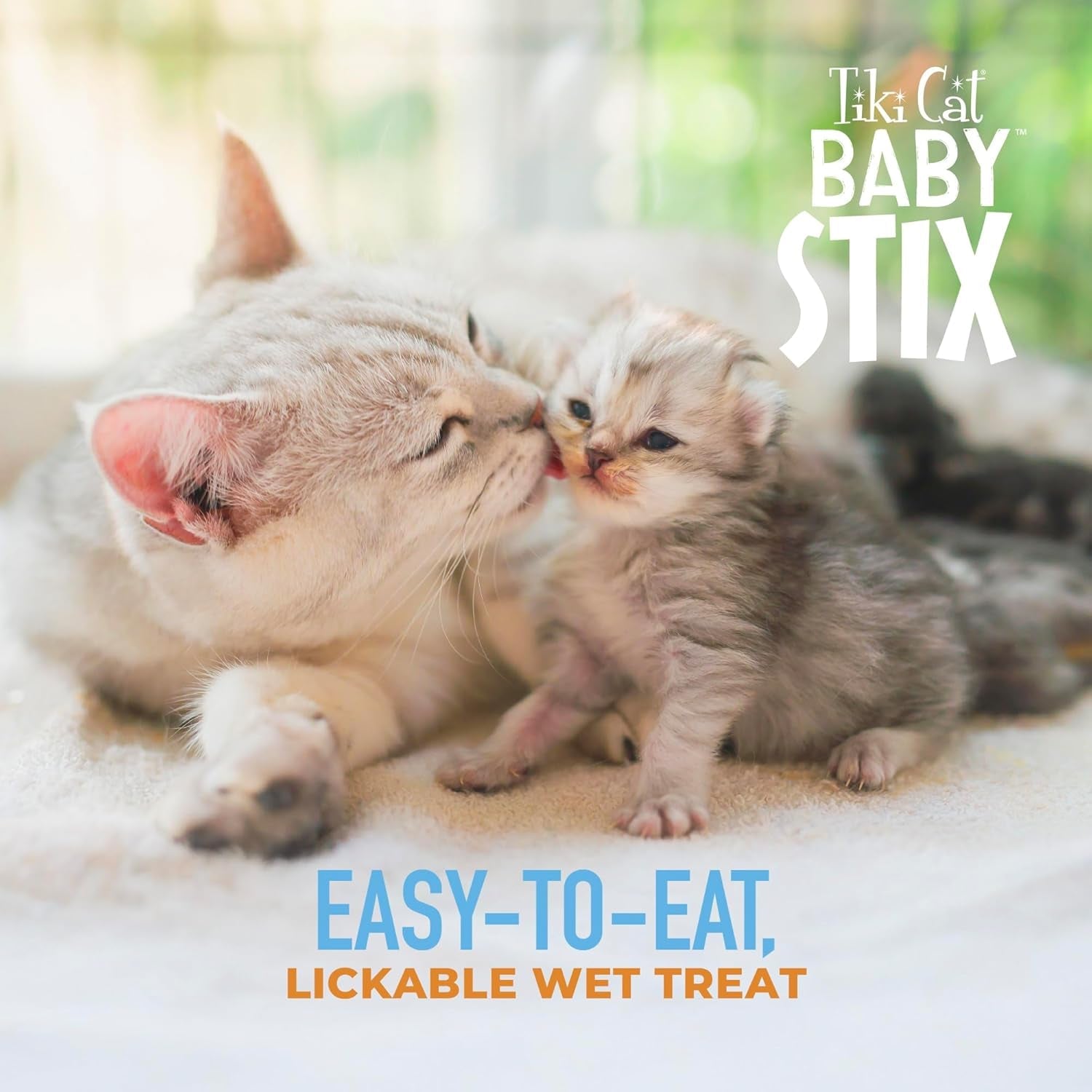 Tiki Cat Kitten Lickable Treats Chicken Gravy Baby Stix Wet Treats 42 Count