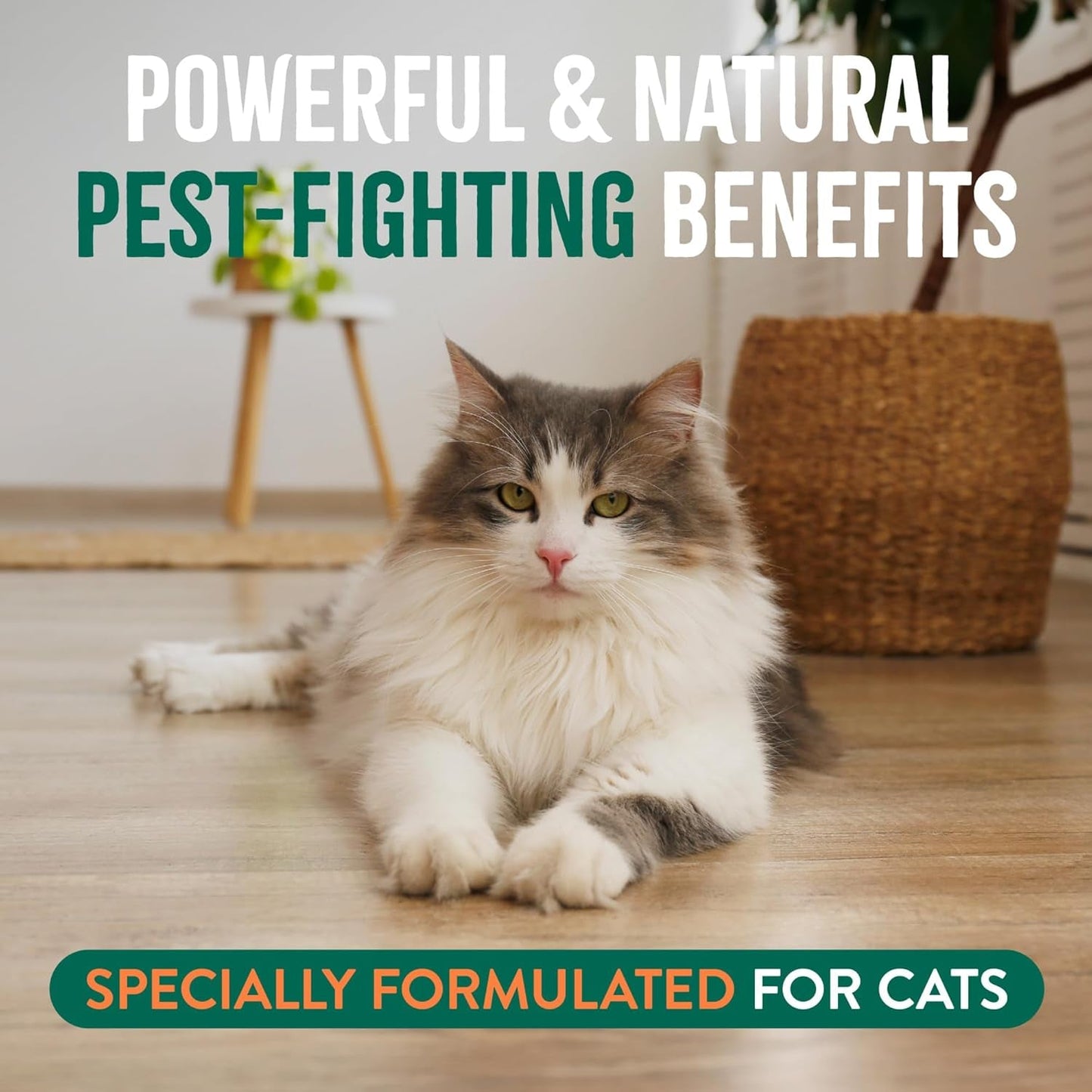 TropiClean Cat Flea Tick Waterless Shampoo Natural Treatment 7.4oz USA