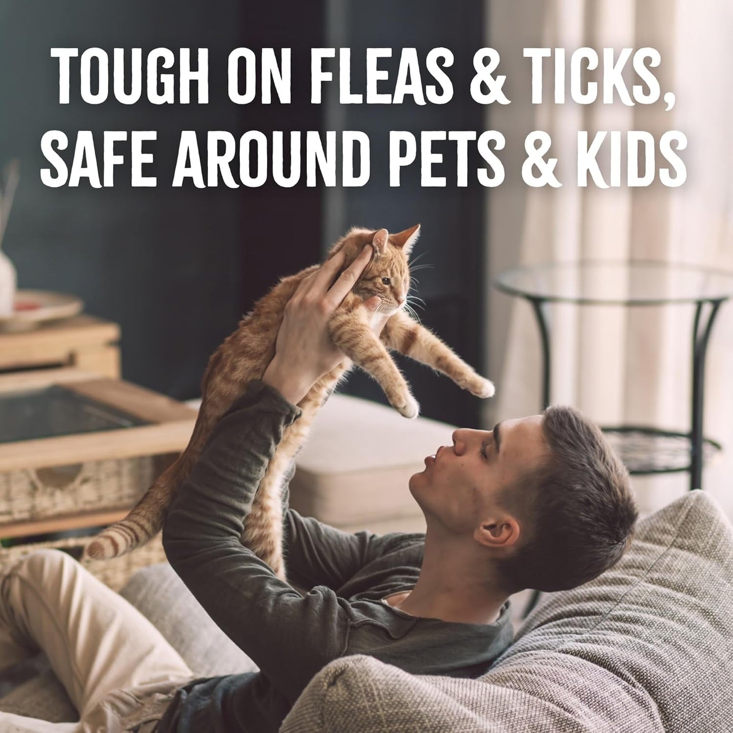 TropiClean Flea & Tick Cat Shampoo Natural Gentle Prevention 12oz USA Made