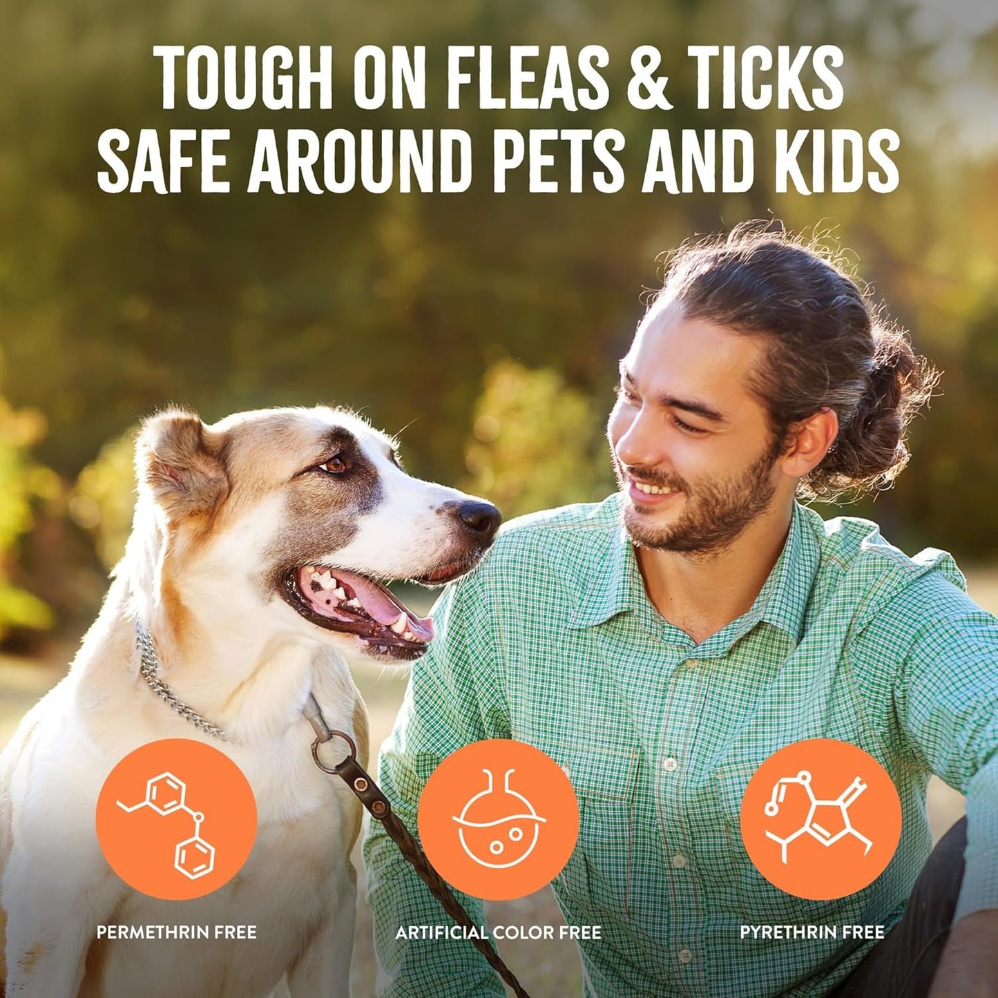 TropiClean Flea & Tick Dog Shampoo Natural Max Strength Treatment 20oz USA